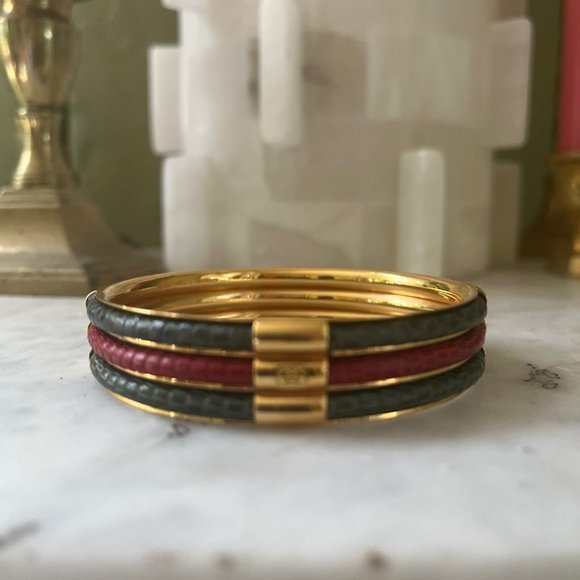 Gucci Vintage Snakeskin Bangle- GORGEOUS New in Box- Quiet Luxury - Picture 2 of 9